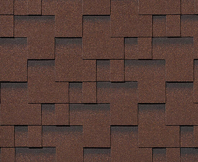 Купить Гибкая черепица Roofshield КЛАССИК Модерн Коричневый с оттенением - изображение 1